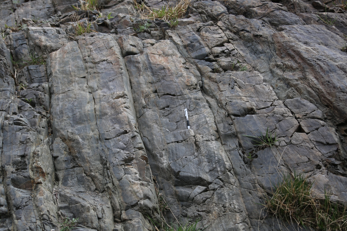 Hummocky cross-stratification (sandstone)