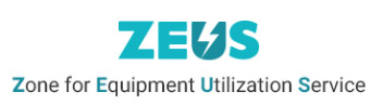 ZEUS Zone for Equipment Utilization Service