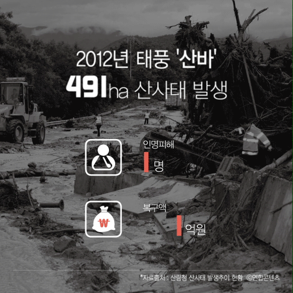 CARD NEWS 기상재해로 인한 사망의 중요한 요인 중 하나인 [ 산사태 ] 사진2
