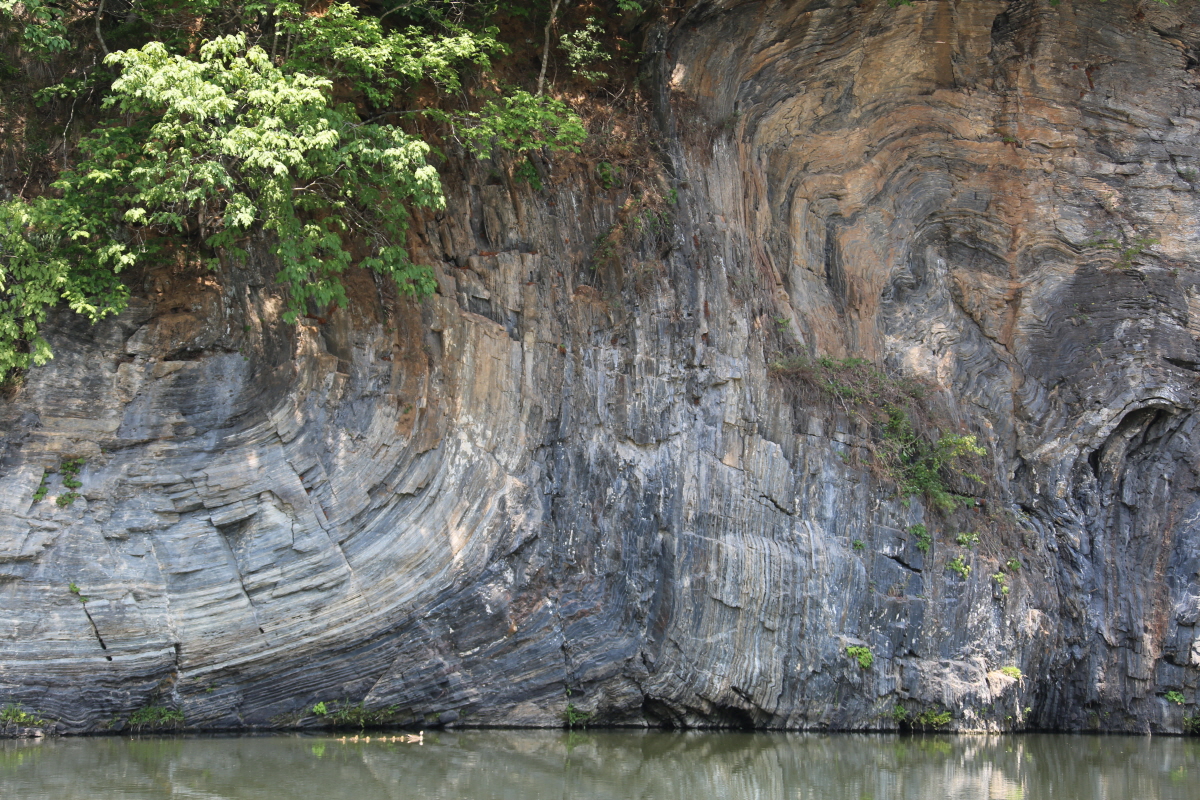 Fold structures in Changni Formation, Okcheon Group