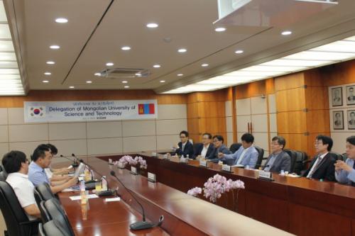 몽골과학기술대학교(MUST) 부총장 방문, 연구교류 세미나 개최