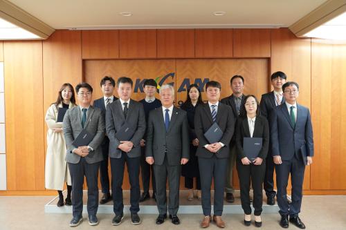 승진자 임명장 수여식