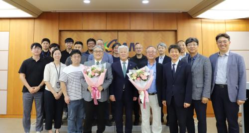 신희영, 채수천 책임연구원 정년퇴임식