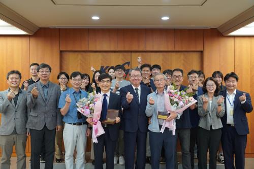 문상호, 양동윤 책임연구원 정년퇴임식