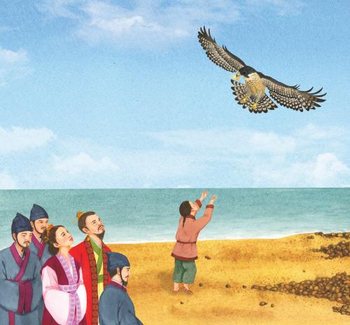 은혜갚은 매-제부도 매바위